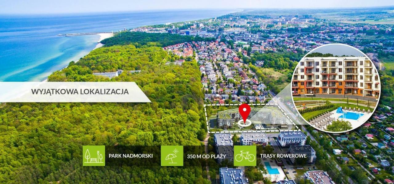 Polanki Park Apartment Kolobrzeg Bagian luar foto